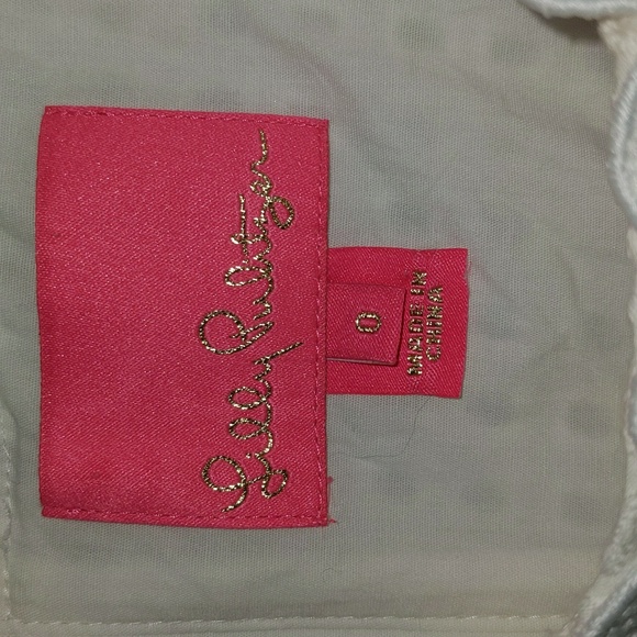 Lilly Pulitzer Women's Size 0 Lined Exposed Zipper Short Sleeve Dress - Picture 12 of 15